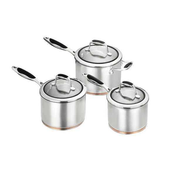 Scanpan Coppernox 3 Piece Saucepan Set Scanpan