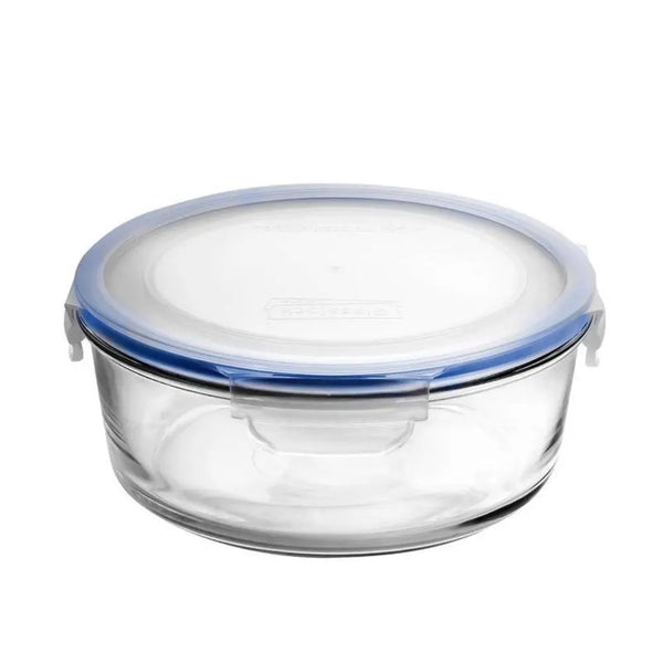 Glasslock Round Tempered Glass Food Container - 2000ml Glasslock