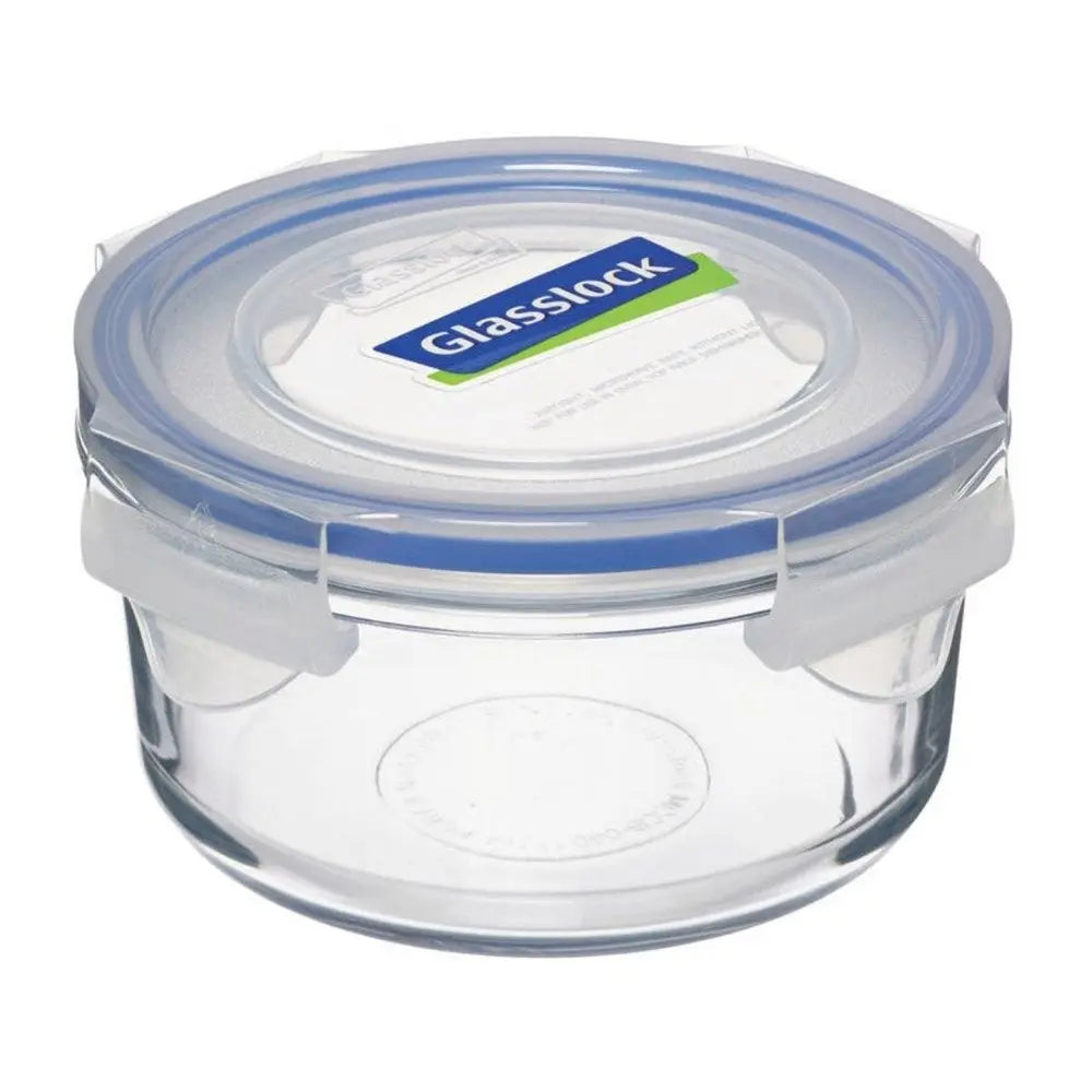 Glasslock Round Tempered Glass Food Container - 400ml Glasslock