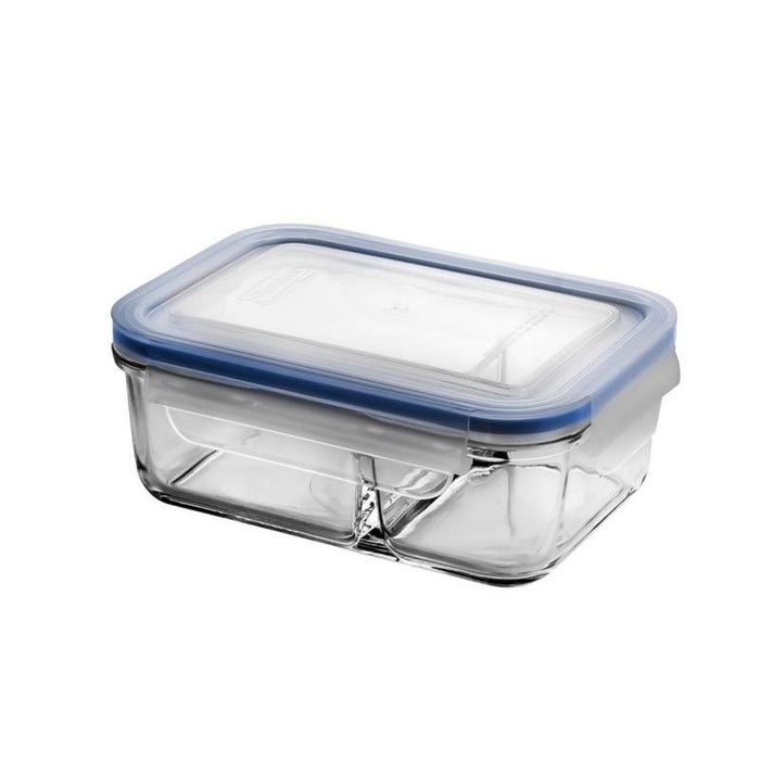 Glasslock Duo Tempered Glass Food Container - 670ml