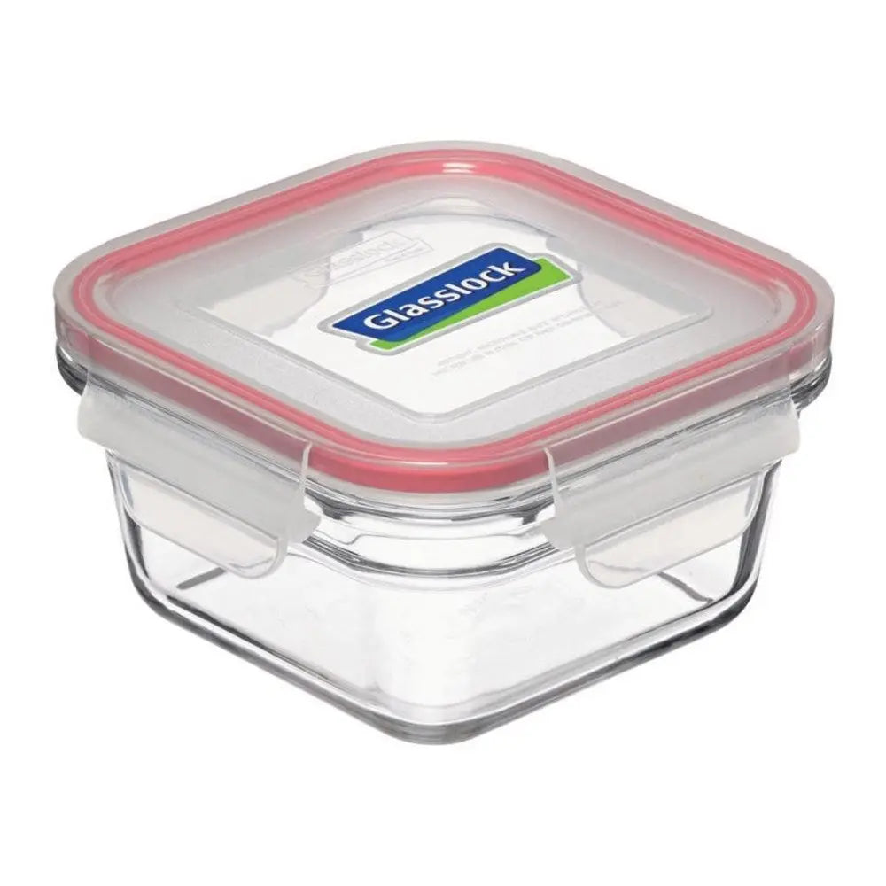 Glasslock Oven Safe Square Food Container - 405ml Glasslock