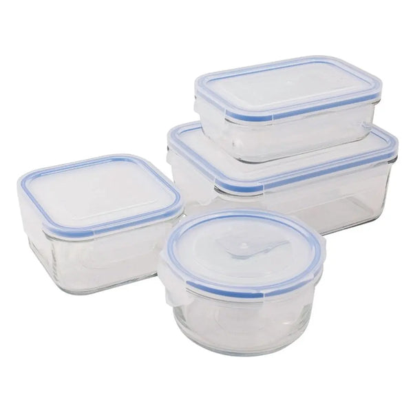 Glasslock Tempered Glass Container Set - 4 Piece Glasslock