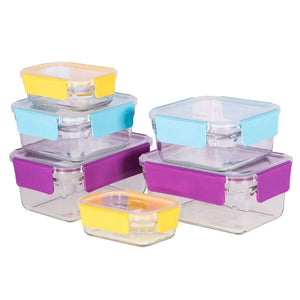 Glasslock Premium Oven Safe Container Set - 6 Piece Glasslock