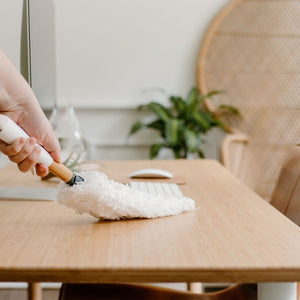 Full Circle Dust Whisperer Microfibre Duster - White Full Circle