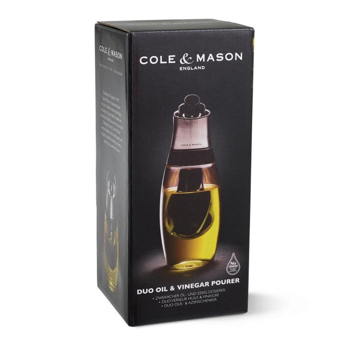 Cole & Mason Oil & Vinegar Duo Pourer - 22cm