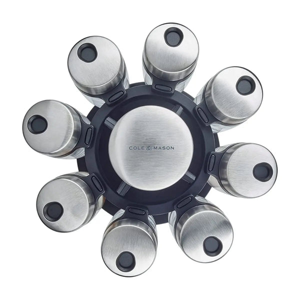 Cole & Mason Herb & Spice Carousel - 8 Jars