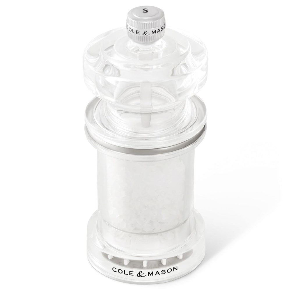 Cole & Mason 675 Acrylic Salt Mill - 12cm Cole & Mason