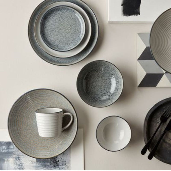 Denby grey dinner outlet set