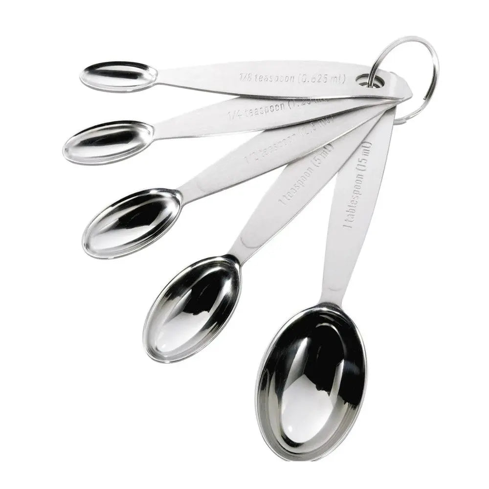 Cuisipro Stainless Steel Measuring Spoons - Set of 5 - Home Essentials