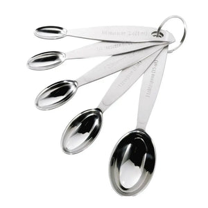 Cuisipro Stainless Steel Measuring Spoons - Set of 5 - Home Essentials