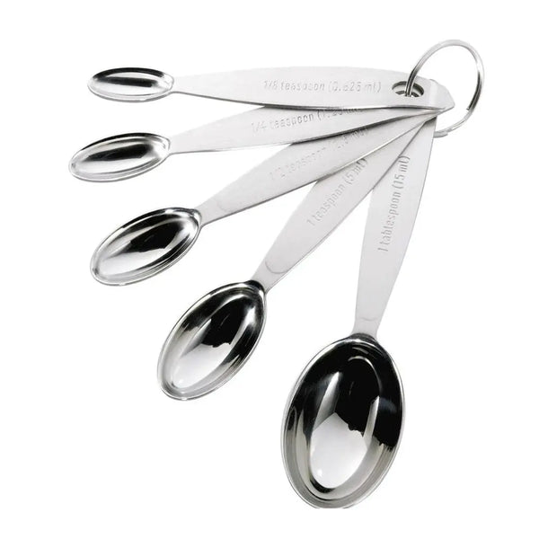 Cuisipro Stainless Steel Measuring Spoons - Set of 5 - Home Essentials