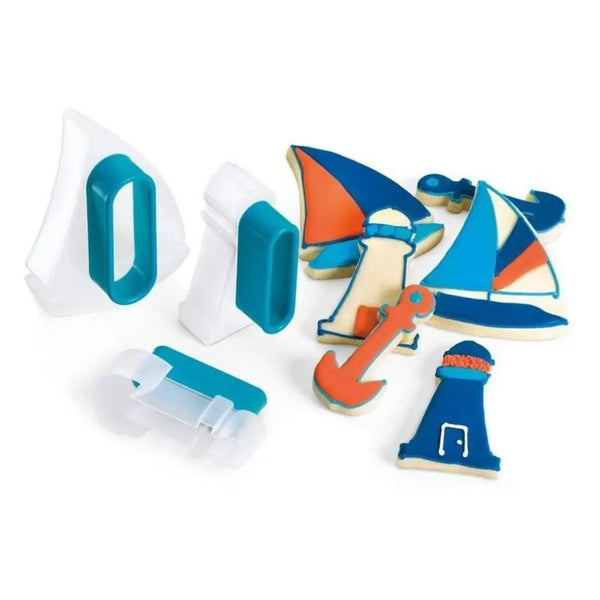 Cuisipro Snap Fit Nautical Cookie Set - 3 Piece Cuisipro