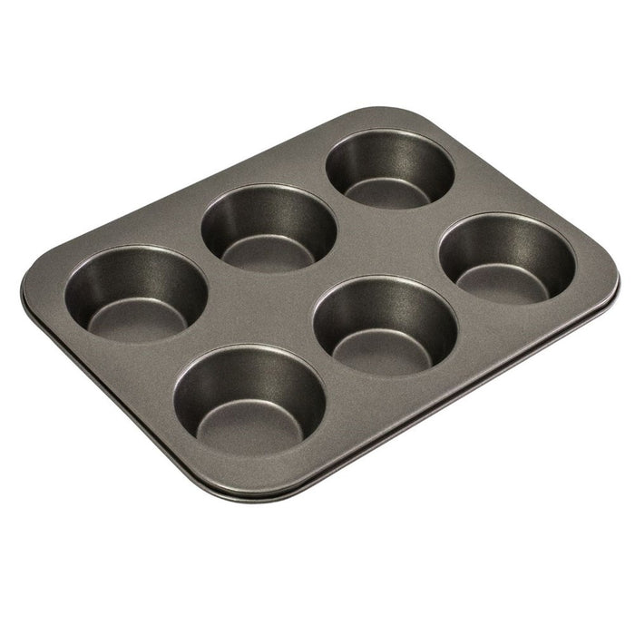 Bakemaster Non-Stick American Muffin Pan - 6 Cup
