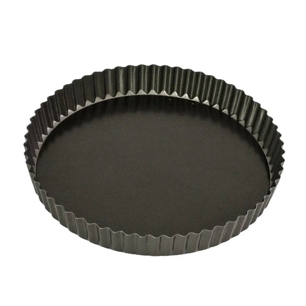 Bakemaster Non-Stick Fluted Round Quiche Pan - 25cm Bakemaster