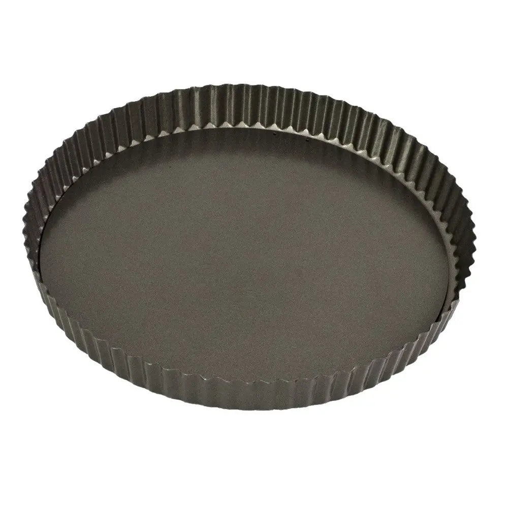Bakemaster Non-Stick Fluted Round Quiche Pan - 30cm Bakemaster