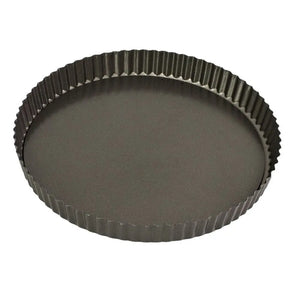 Bakemaster Non-Stick Fluted Round Quiche Pan - 30cm Bakemaster