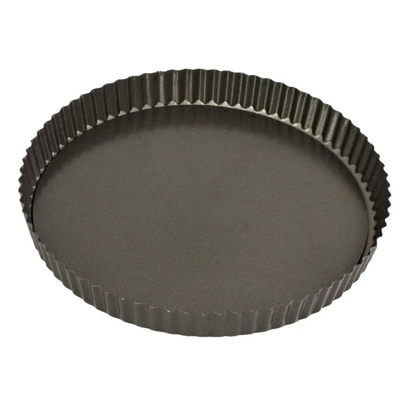 Bakemaster Non-Stick Fluted Round Quiche Pan - 30cm Bakemaster