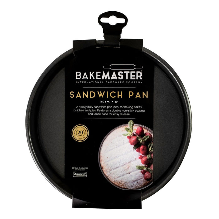Bakemaster Non-Stick Round Sandwich Pan - 20cm