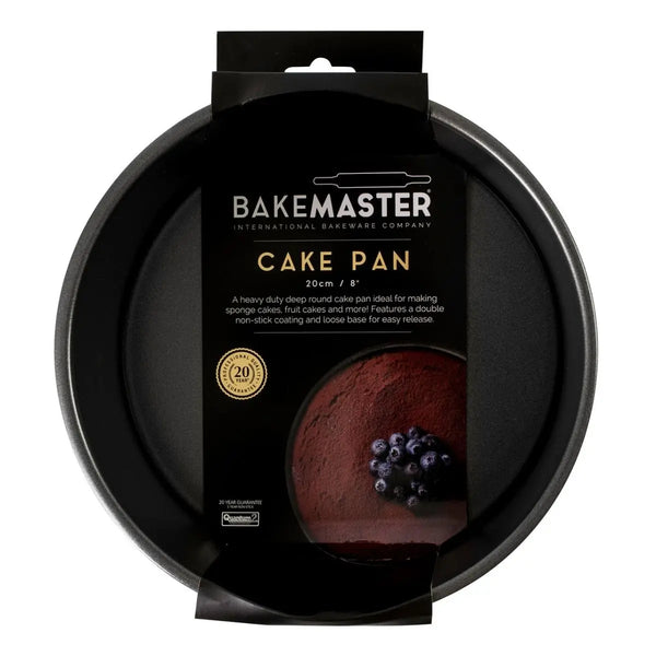 Bakemaster Non-Stick Round Deep Cake Pan - 20cm Bakemaster