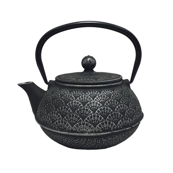 Teaology Cast Iron Oriental Fan Teapot - 800ml