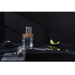 Furi PRO Stainless Steel Knife Block Set with Sharpener Furi