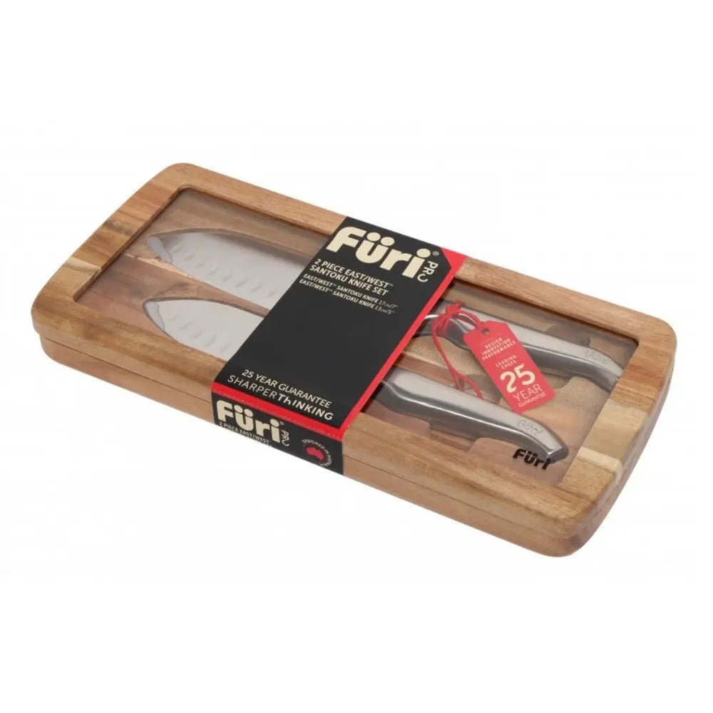Furi Pro East West Santoku Knife Set - 2 Piece Furi