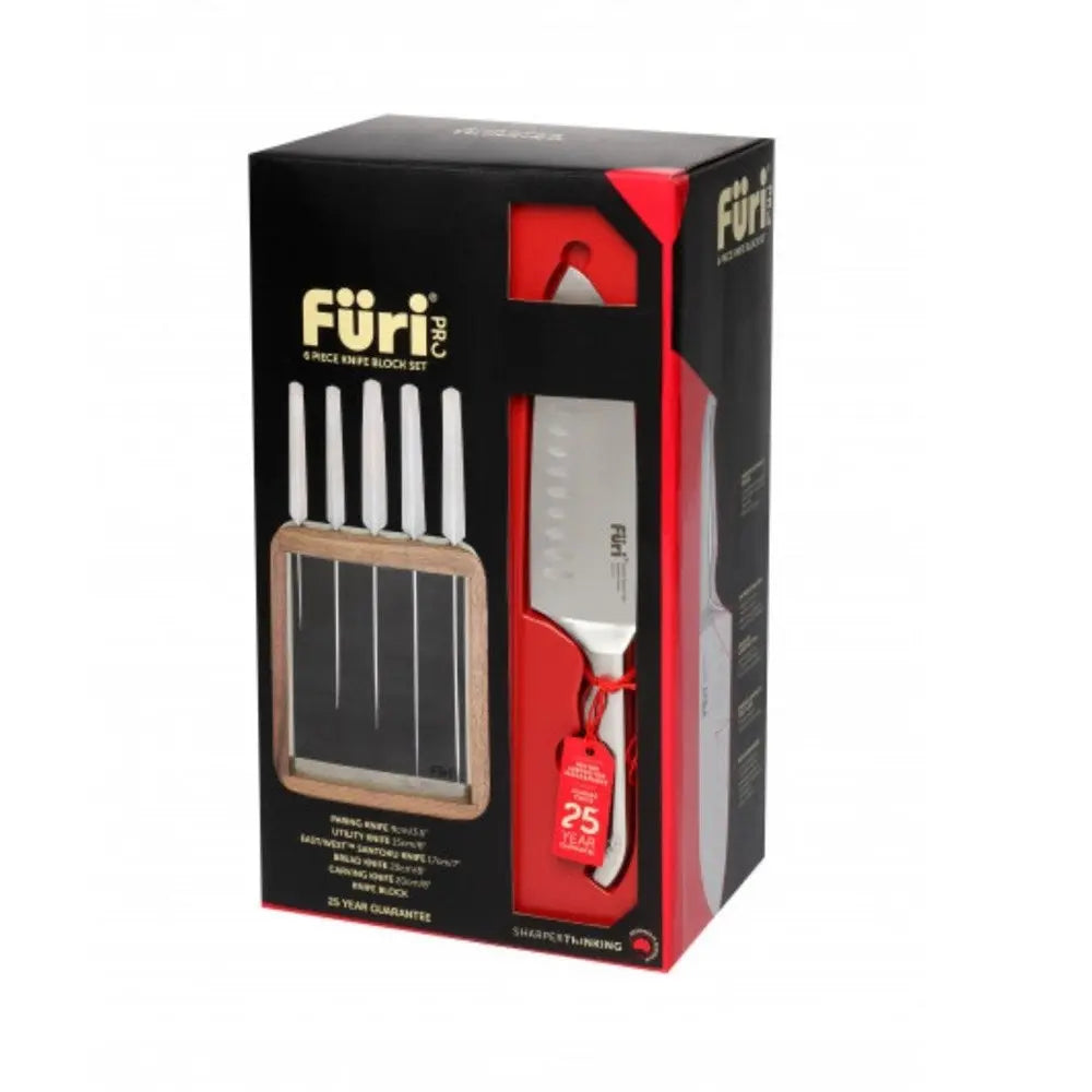 Furi Pro Vault Knife Block Set - 6 Piece Furi