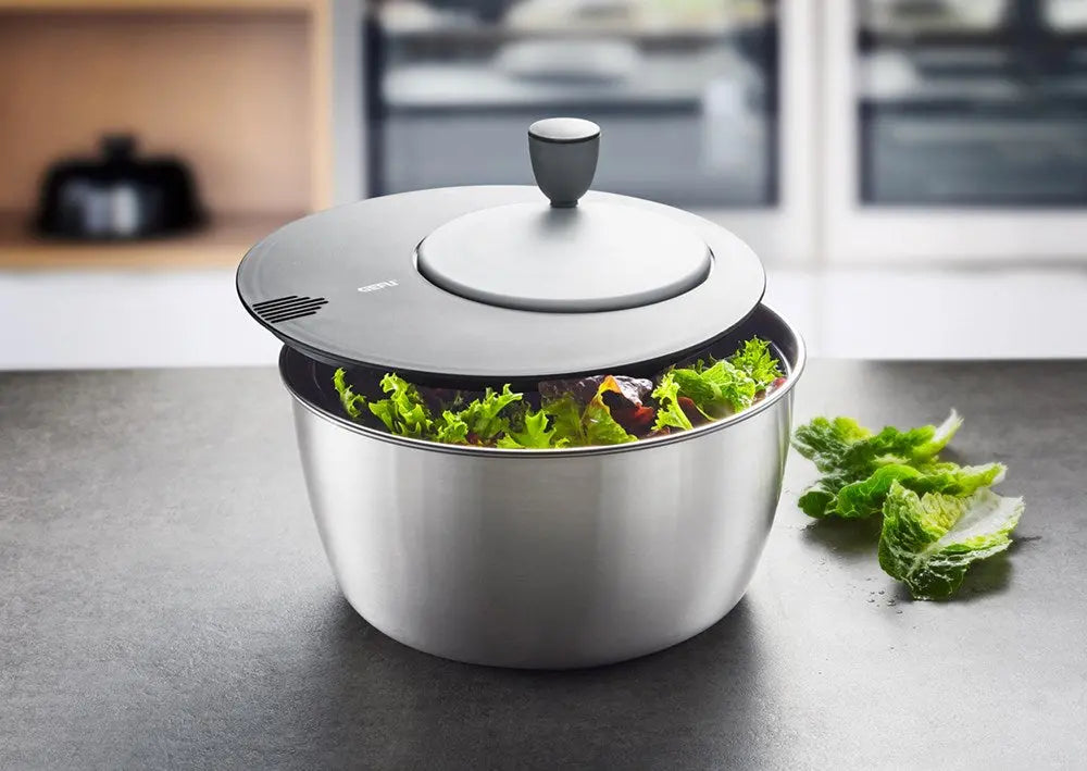 Gefu Rotare Stainless Steel Salad Spinner - 3L Gefu