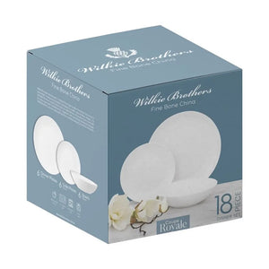 Wilkie Brothers Fine Bone Coupe Dinner Set - 18 Piece Wilkie Brothers