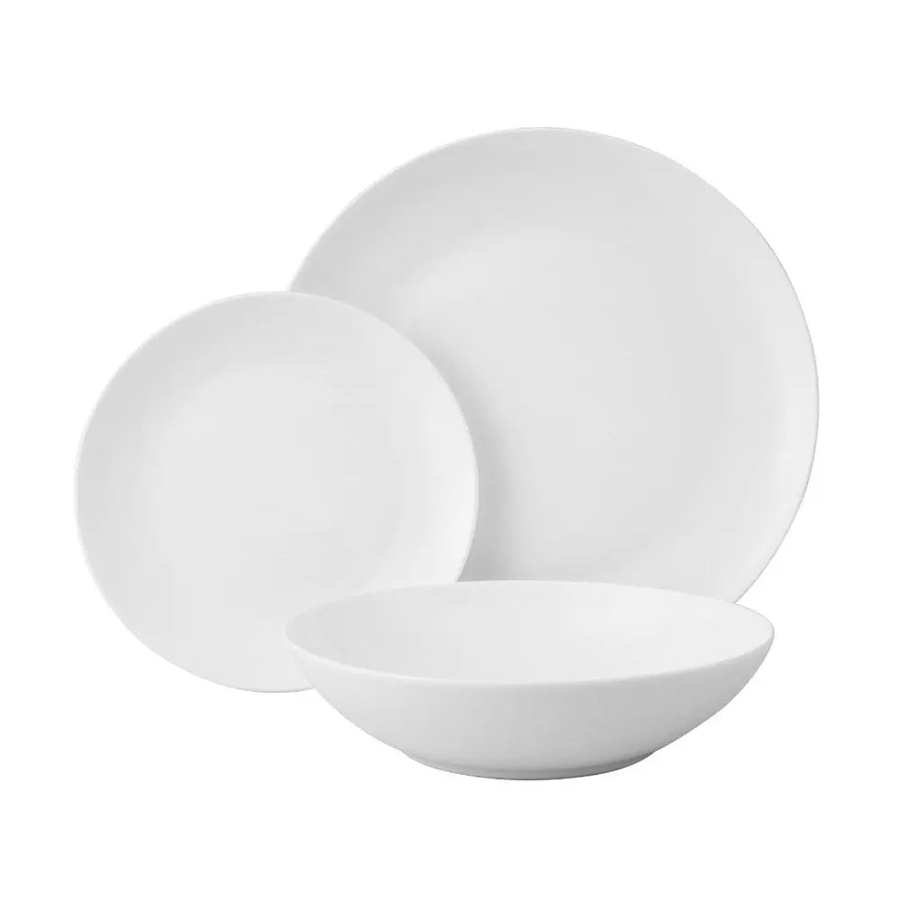 Wilkie Brothers Fine Bone Coupe Dinner Set - 18 Piece Wilkie Brothers