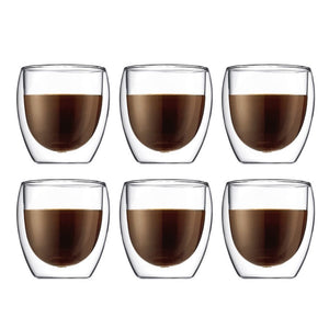 Bodum Pavina Double Wall Glass 6 Piece Set - 250ml