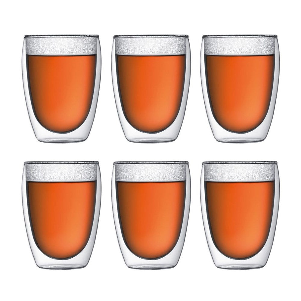 Bodum Pavina Double Wall Glass 6 Piece Set - 350ml