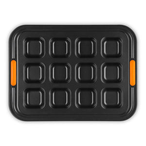 Le Creuset Toughened Non-Stick Brownie Tray - 12 Cup Le Creuset