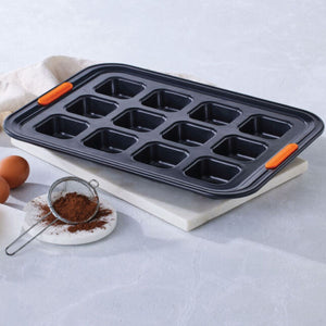 Le Creuset Toughened Non-Stick Brownie Tray - 12 Cup Le Creuset