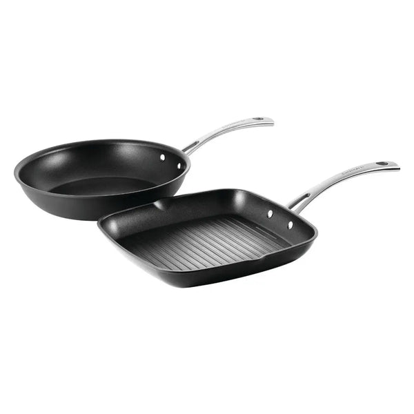 Cuisinart Chefs iA+ Hard Anodised Induction Grill & Fry Pan Set Cuisinart