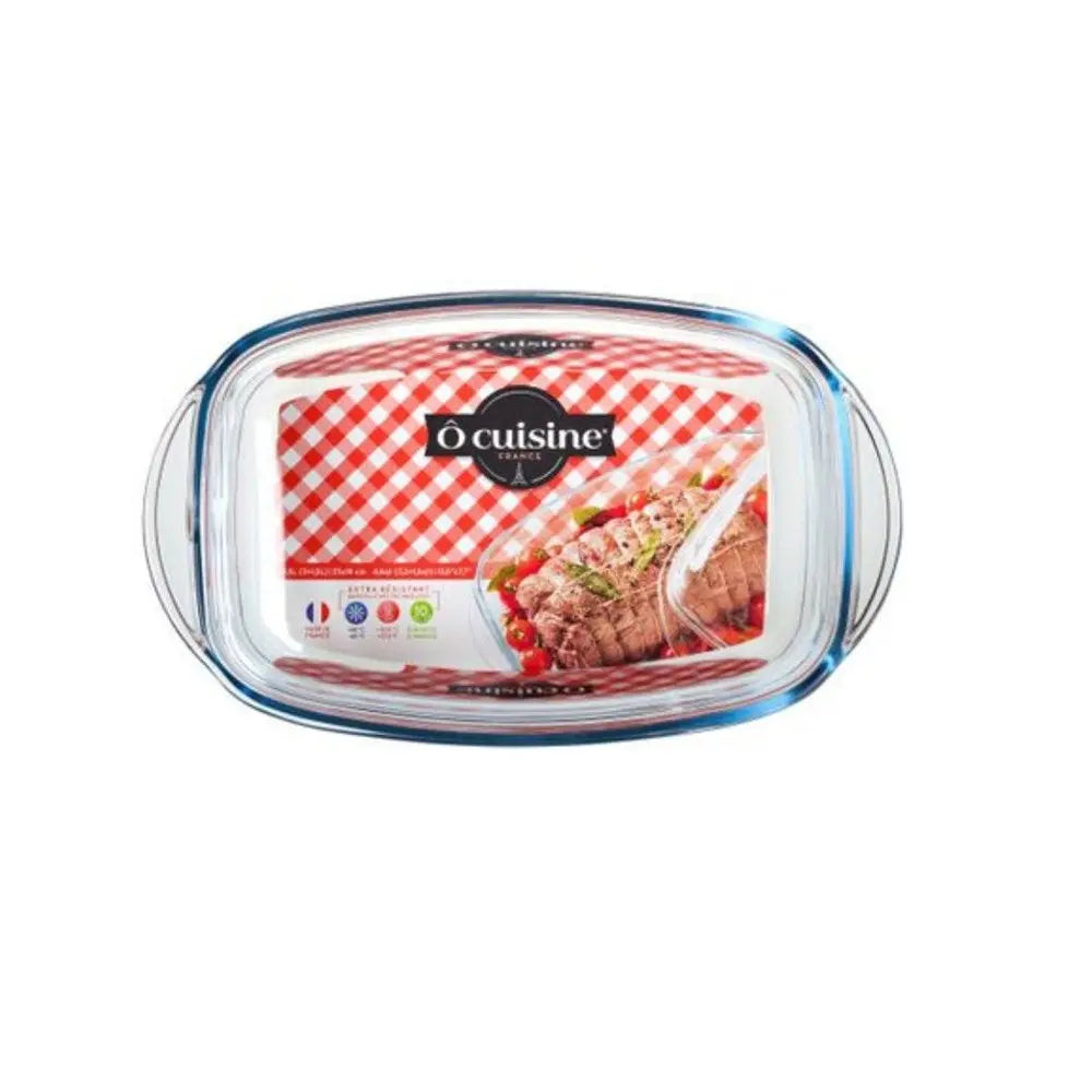 O'Cuisine Rectangular Casserole with Lid - 37cm x 22cm O'Cuisine