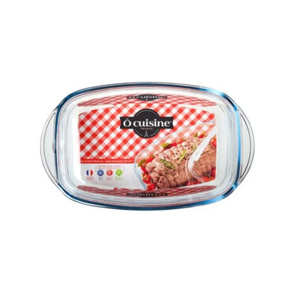 O'Cuisine Rectangular Casserole with Lid - 37cm x 22cm O'Cuisine