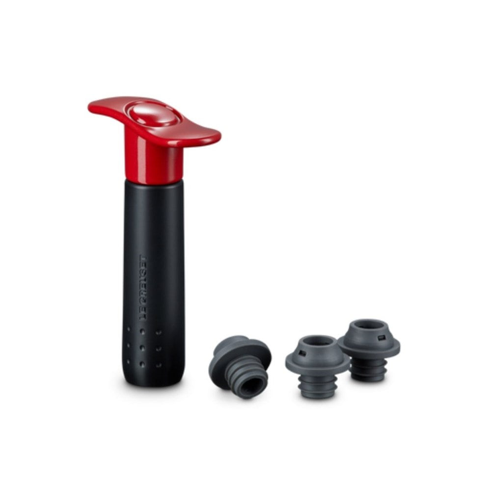 Le Creuset Wine Pump with 3 Stoppers (WA137) — Home Essentials