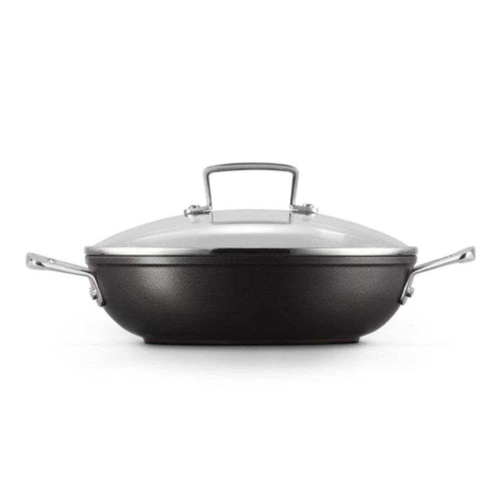 Le Creuset Toughened Non-Stick Shallow Casserole with Lid - 30cm Le Creuset