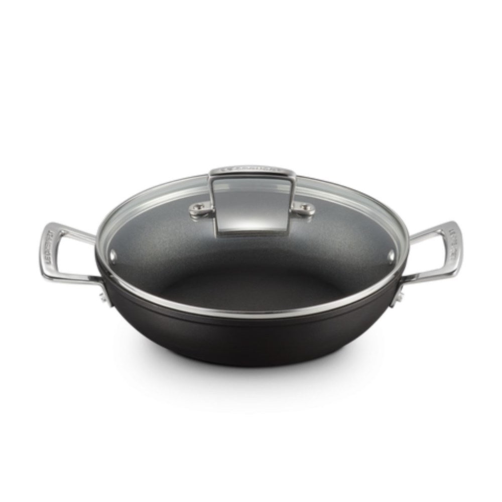 Le Creuset Toughened Non-Stick Shallow Casserole with Lid - 30cm Le Creuset