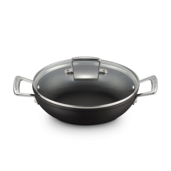Le Creuset Toughened Non-Stick Shallow Casserole with Lid - 30cm Le Creuset