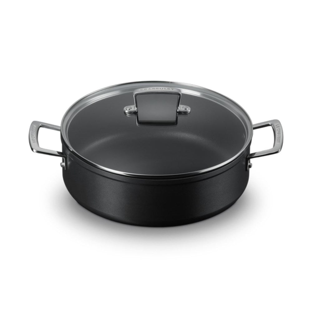 Le Creuset Toughened Non-Stick Sauteuse Pan with Lid - 28cm Le Creuset