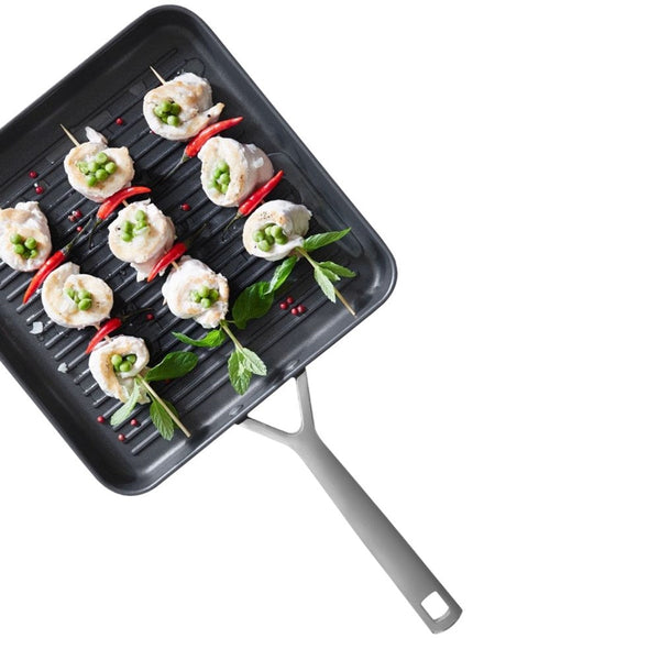 Le Creuset Toughened Non-Stick Square Grill Pan - 28cm Le Creuset