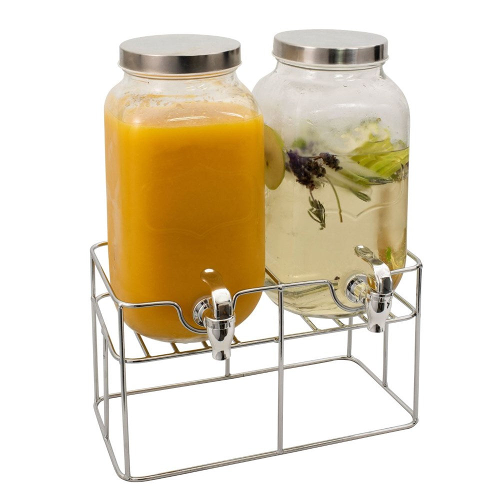 Serroni Valencia Twin Juice Dispenser - 3.5L