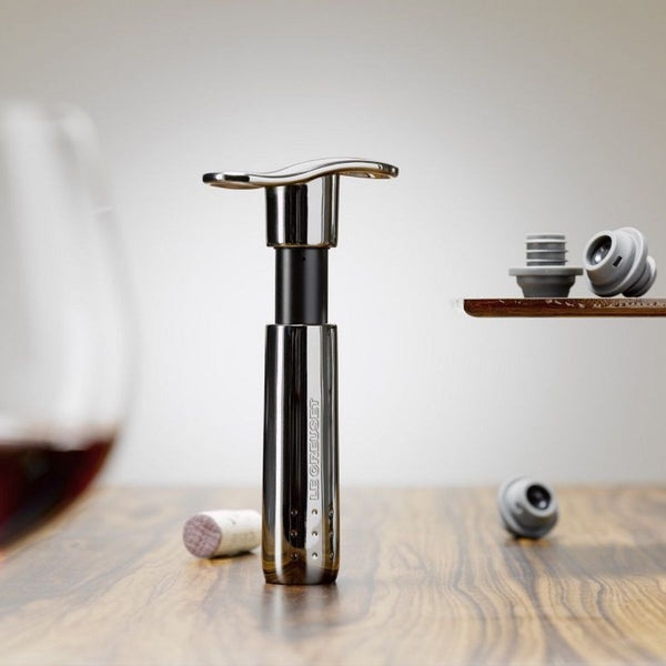 Le Creuset Wine Pump with 3 Stoppers (WA137) Le Creuset