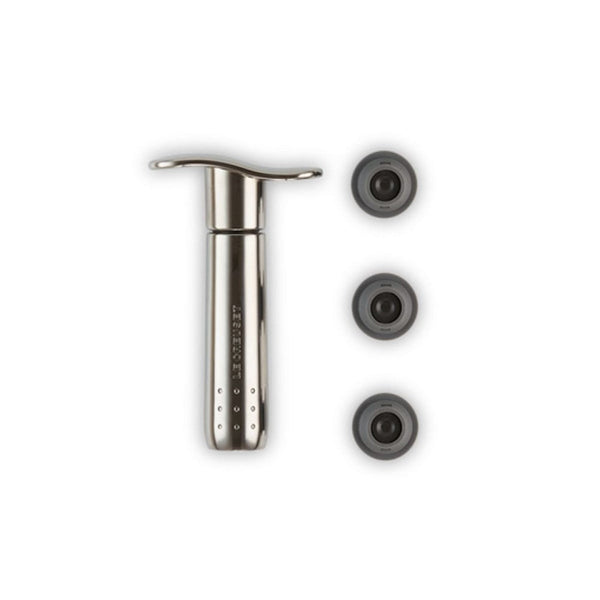 Le Creuset Wine Pump with 3 Stoppers (WA137) Le Creuset