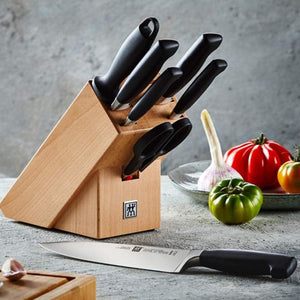 Zwilling J.A. Henckels Four Star Knife Block Set - 8 Piece - EXCLUSIVE OFFER Zwilling J A Henckels