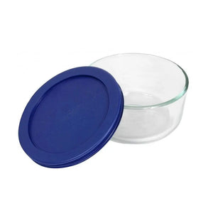 Pyrex Simply Store Round Glass Container with Lid - 2 Cup / 470ml Pyrex