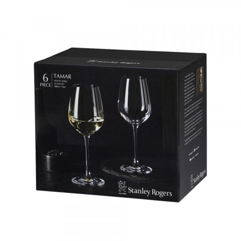 Stanley Rogers Tamar Wine Glasses - 388ml, 6 pack Stanley Rogers