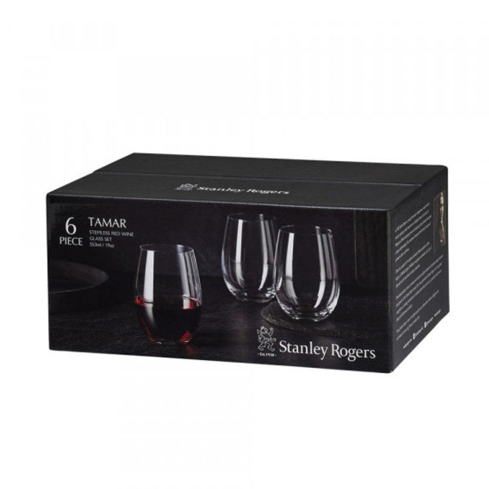 Stanley Rogers Tamar Stemless Wine Glasses - 553ml, 6 Pack Stanley Rogers